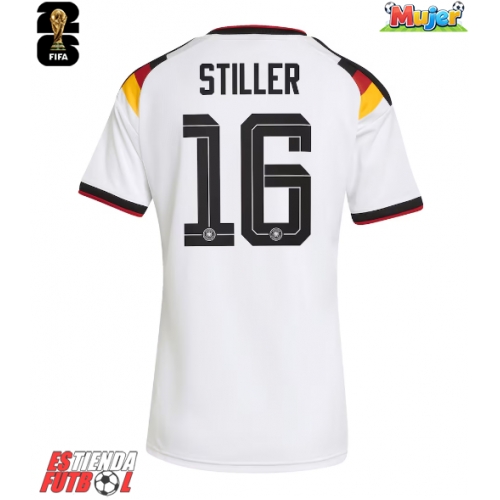Alemania Angelo Stiller #16 Primera Equipación Mujer Mundial 2026 Manga Corta